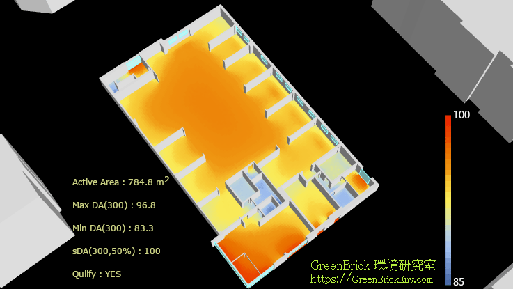 建築日照與自然採光模擬